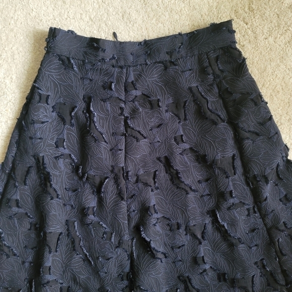 H&M Lace Midi Circle Blue Skirt Size 4 - Picture 11 of 13